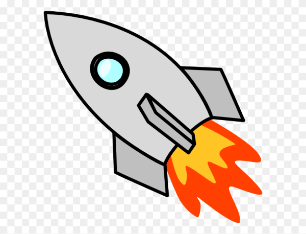 Ракета стикер