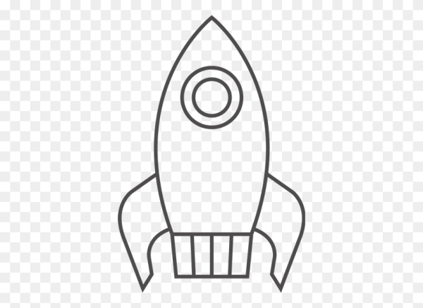 Контуры фигурок ракета