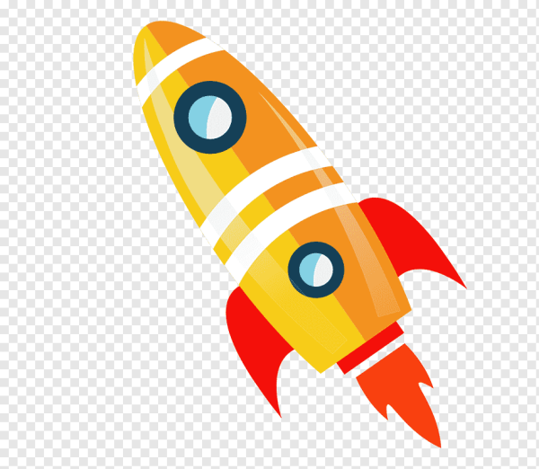 Ракета мультяшная
