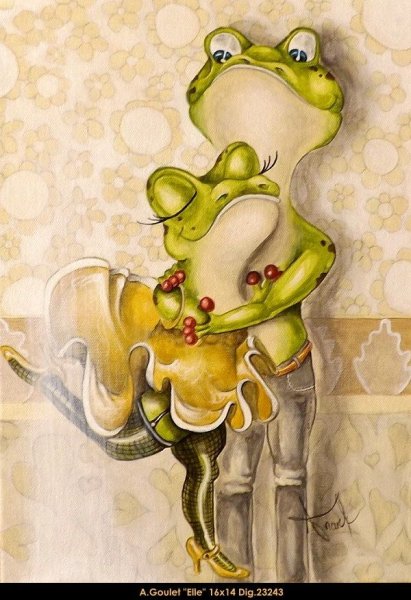 Лягушки милые арты