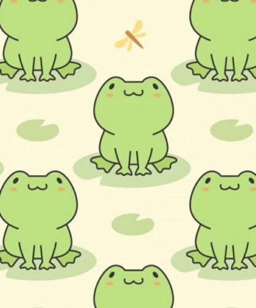 Милые каракули лягушка