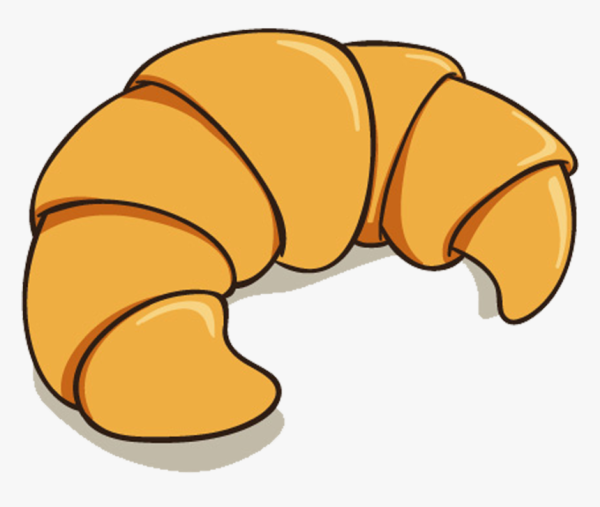 Круассан рисовать