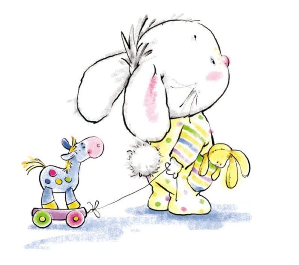 Зайка рисунок