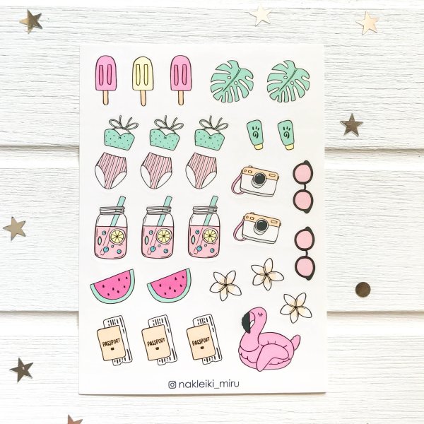 Стикеры для скетчбука