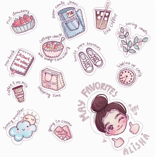 Стикеры тумблер