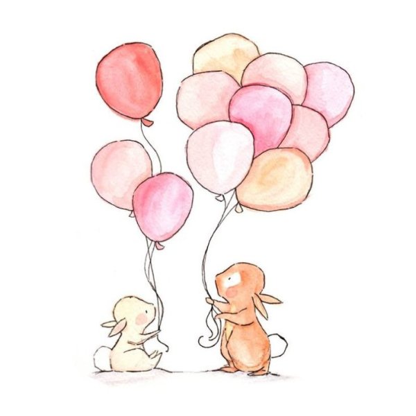 Рисунки на день рождения подруге легкие