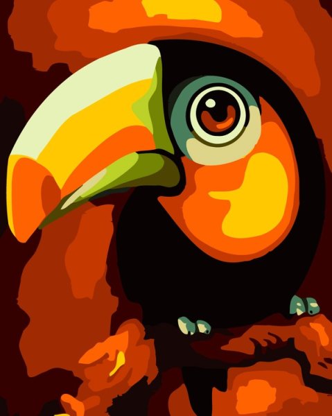 Алмазная мозаика Тукан