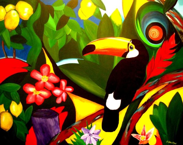 Тукан картина