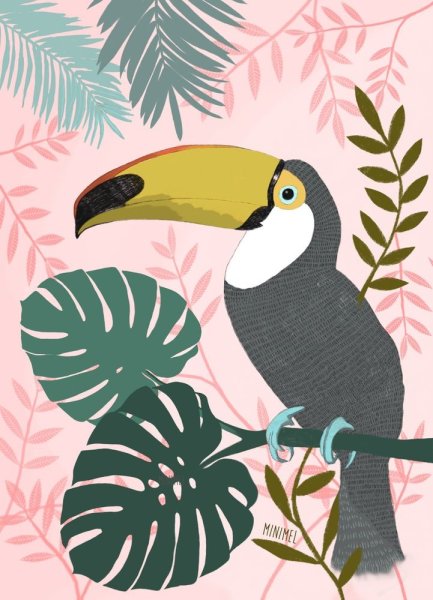 Тропические птицы стилизация