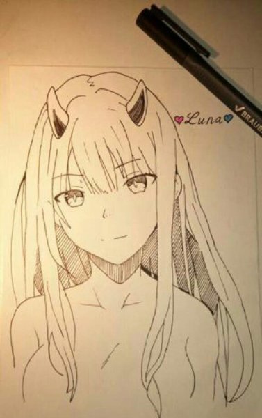 Аниме для срисовки карандашом