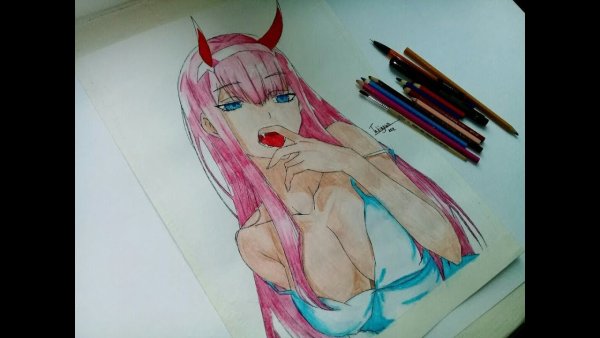 Аниме картинки для срисовки карандашом