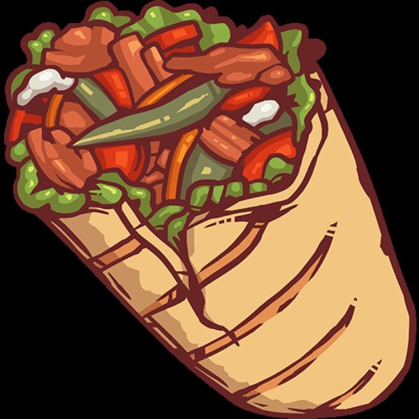 Шаурма пиксель арт