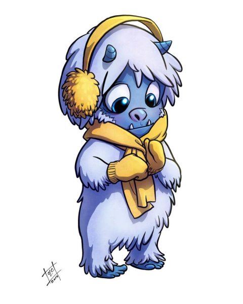 Йети арт милый