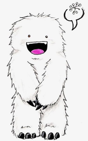 Йети рисунки милые