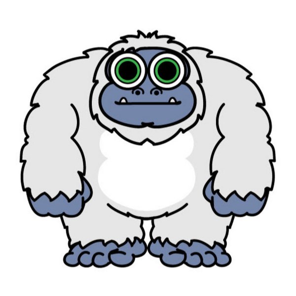 Снежный человек мультяшный