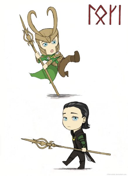 Марвел Чиби Локи