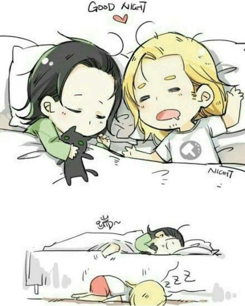 Рисунок Локи Чиби