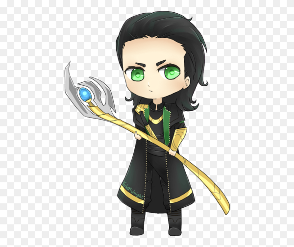 Тор и Локи в детстве аниме