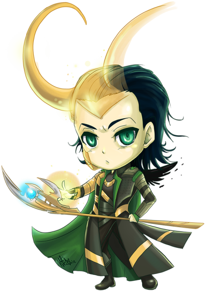 Марвел тор и Локи Чиби