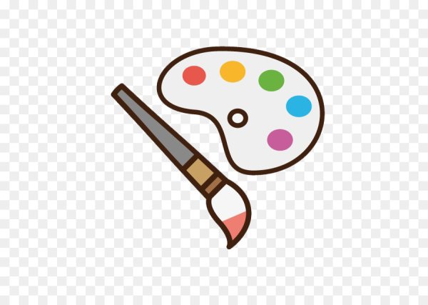 Наклейки Кисточки краски