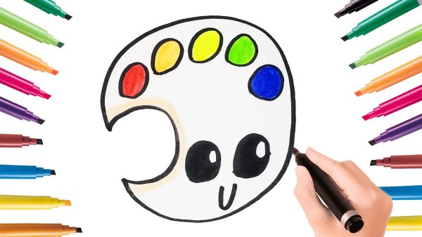 Палитра срисовать легко