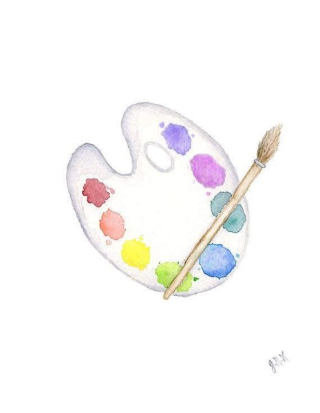 Стилизация Палитры и кистей