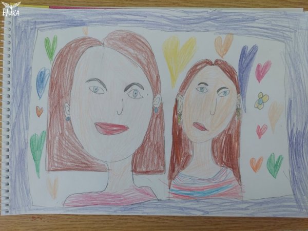 Рисунок на тему день матери со словами