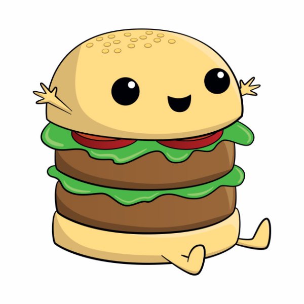 Милые рисунки еды