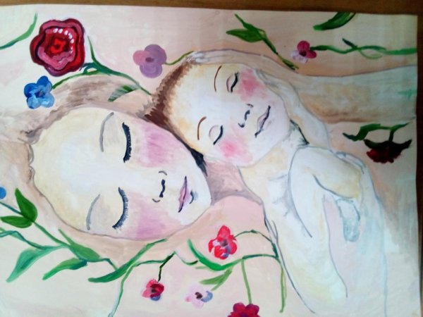 Рисунок моя мама