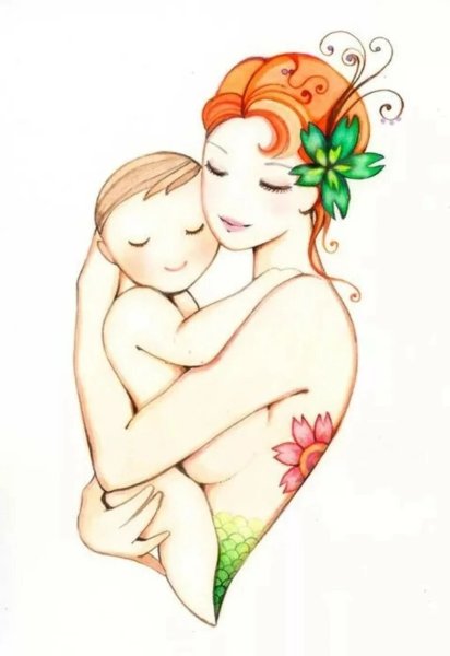Детские рисунки мамы