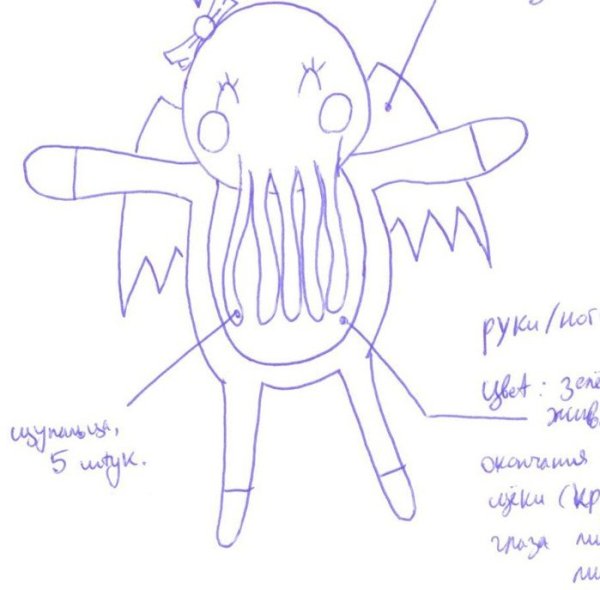 Ктулху с ногами и руками рисунки для срисовки
