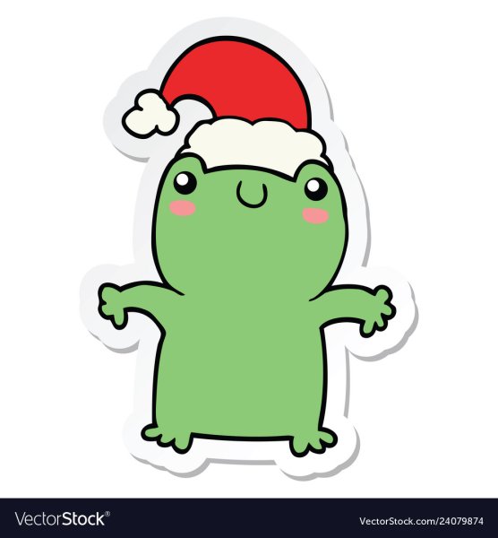 Лягушка с мухомором на голове