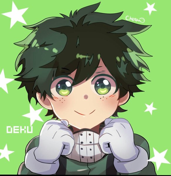 Мидория Изуку арт милый