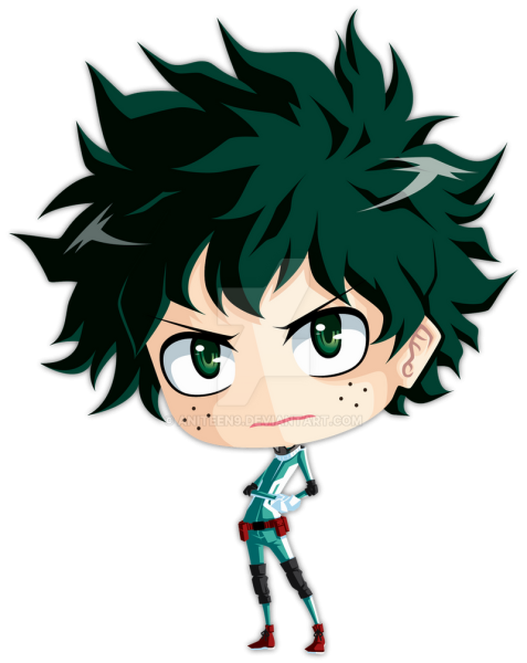 Лицо Мидори Изуку