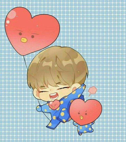 Чиби БТС Taehyung