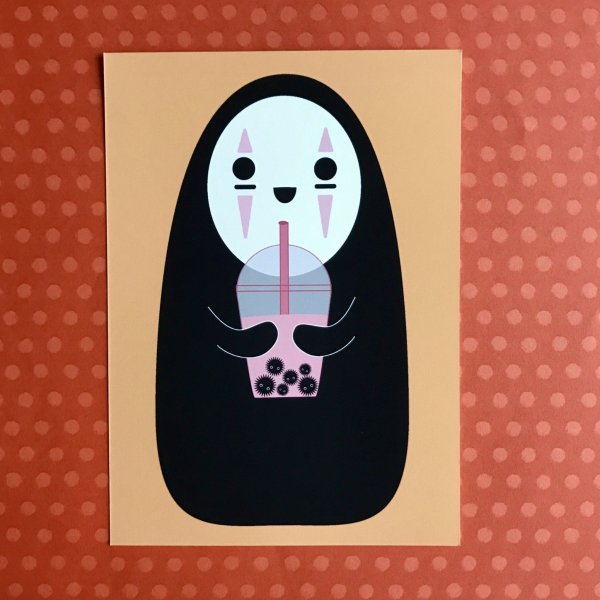 Хаяо Миядзаки Безликий арт