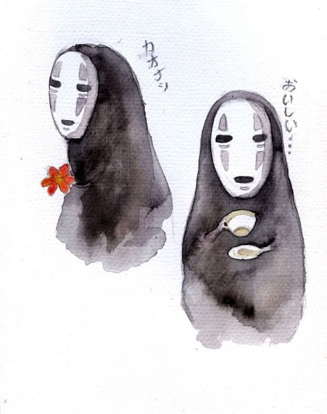 Унесённые призраками Каонаси арт