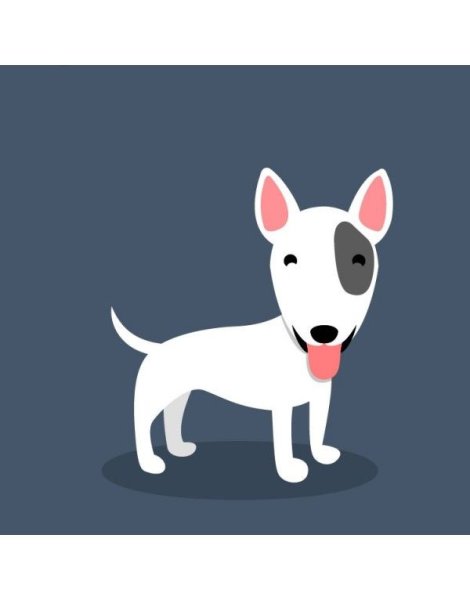 Собака в иллюстраторе