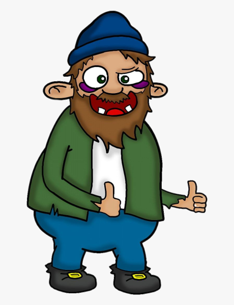 Бомж мультяшка