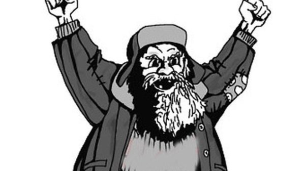 Нарисованный бомж