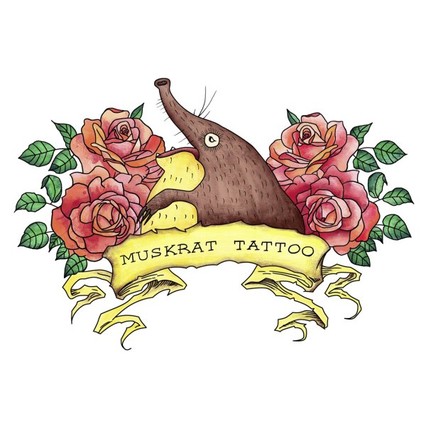 Выхухоль наклейка