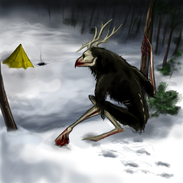 Вендиго девушка монстр