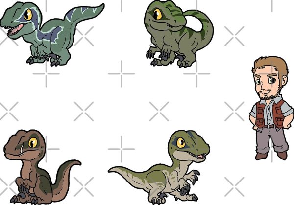 Мир Юрского периода Велоцираптор Чиби