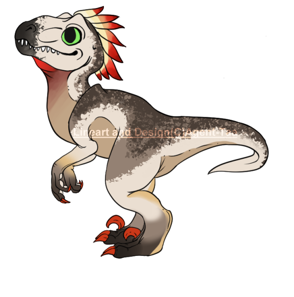 Велоцераптор мультяшный