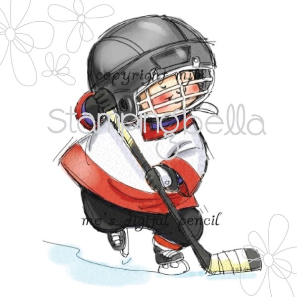 Детский хоккей открытка