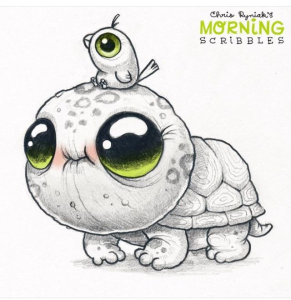 Милые монстрики для срисовки