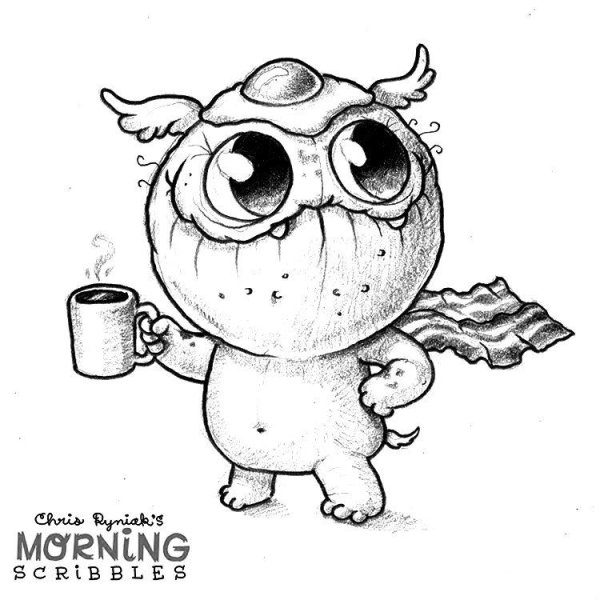 Morning Scribbles монстрики