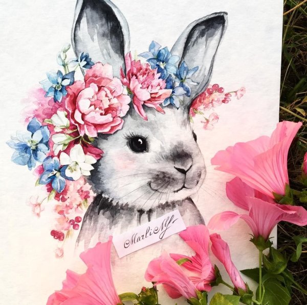 Милые цветы для срисовки