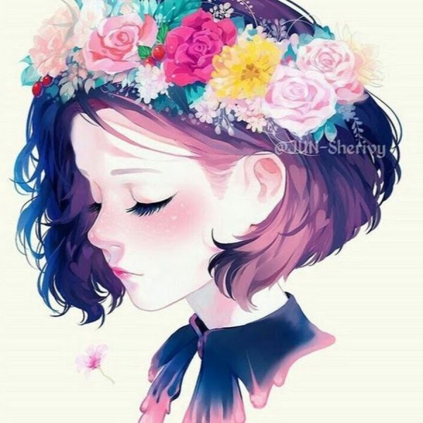 Открытки собачки с цветами