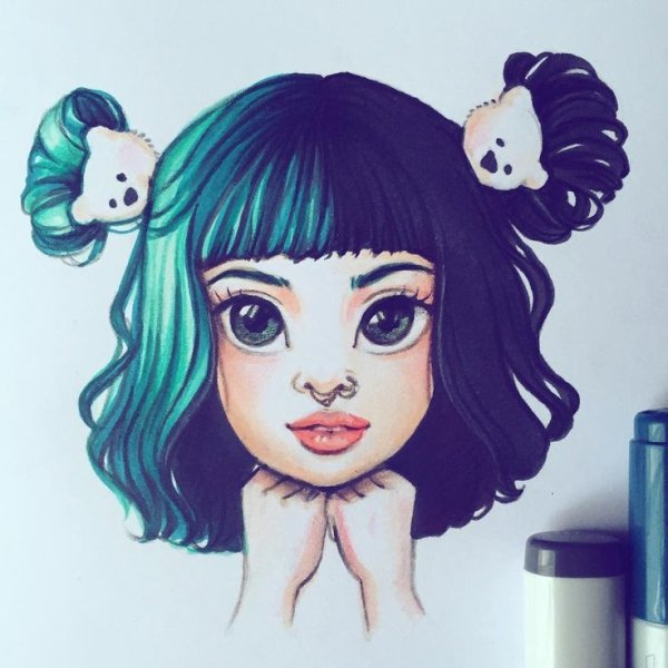 Мелани Мартинес рисунки